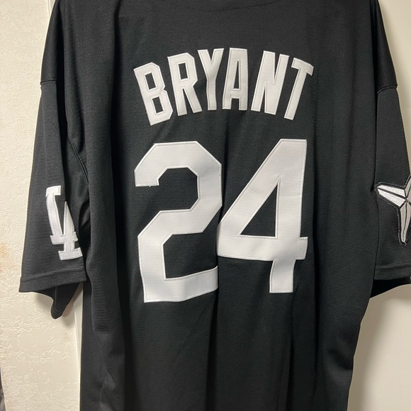 Dodgers Custom Black Mamba Kobe Bryant 8/24 Jersey - Picture 6 of 6